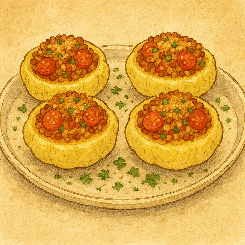 Stuffed Patty Pan Squash