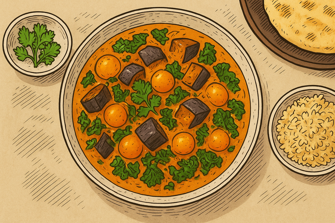 Eggplant & Sungold Tomato Curry