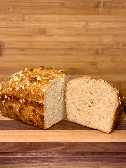 Organic Soft Honey Oat Sourdough (Loaf)