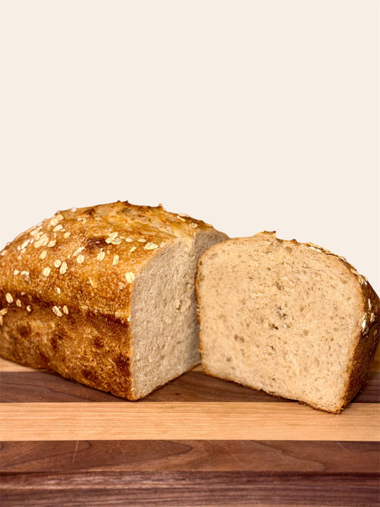 Organic Soft Honey Oat Sourdough (Loaf)