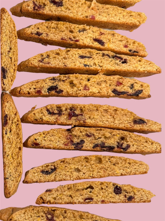 Cranberry Orange Biscotti