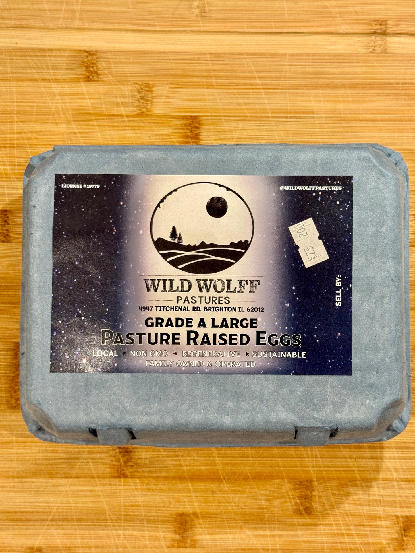 Local Wild Wolff Pastures Eggs (Dozen)