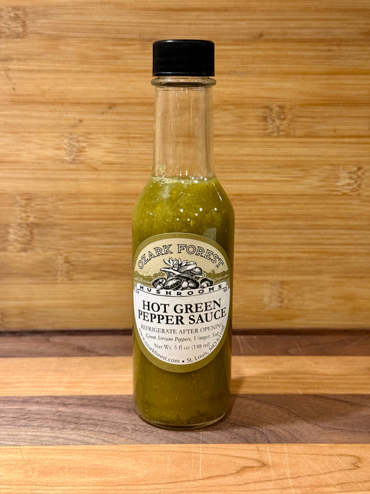 Hot Green Pepper Sauce, 5 oz.