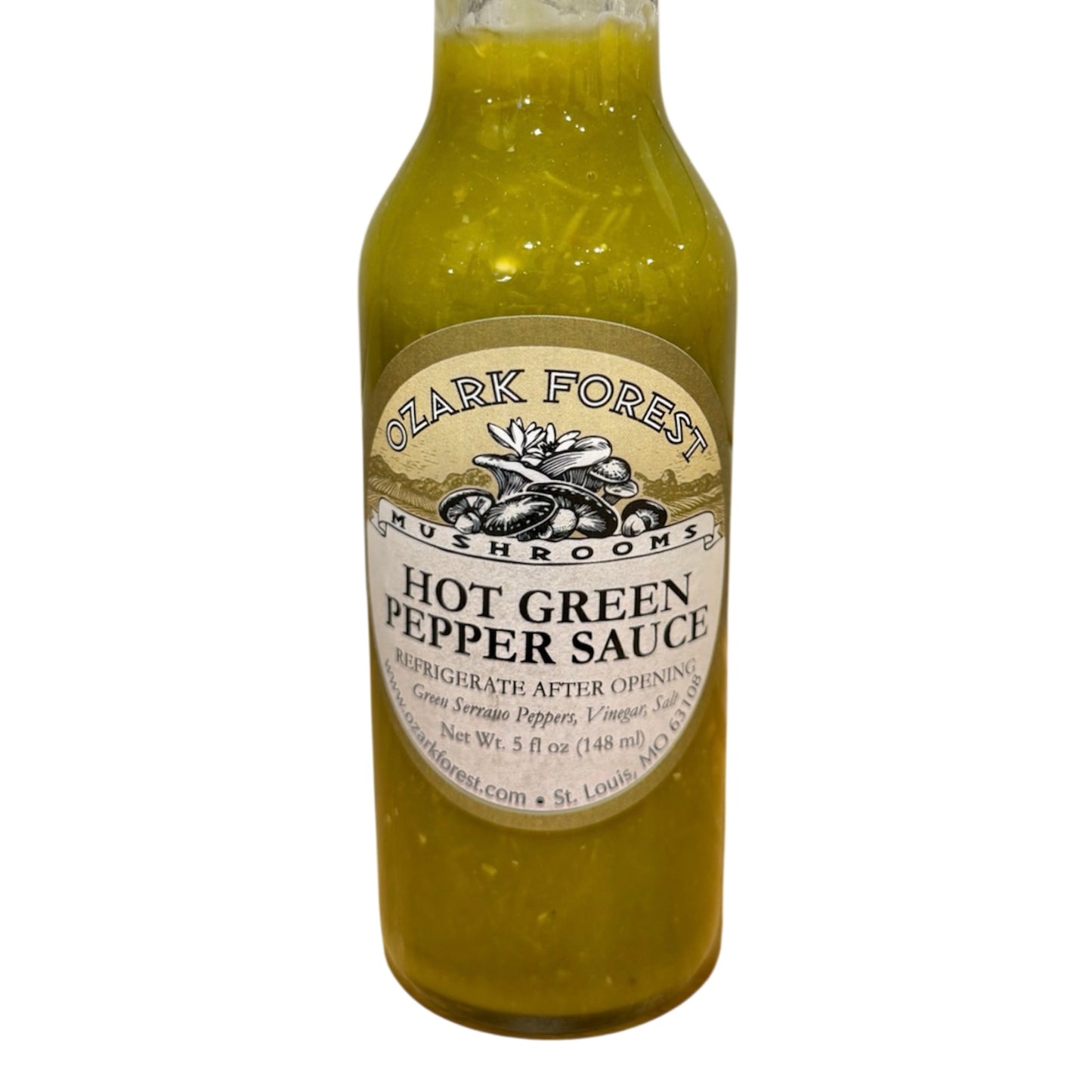 Hot Green Pepper Sauce, 5 oz.
