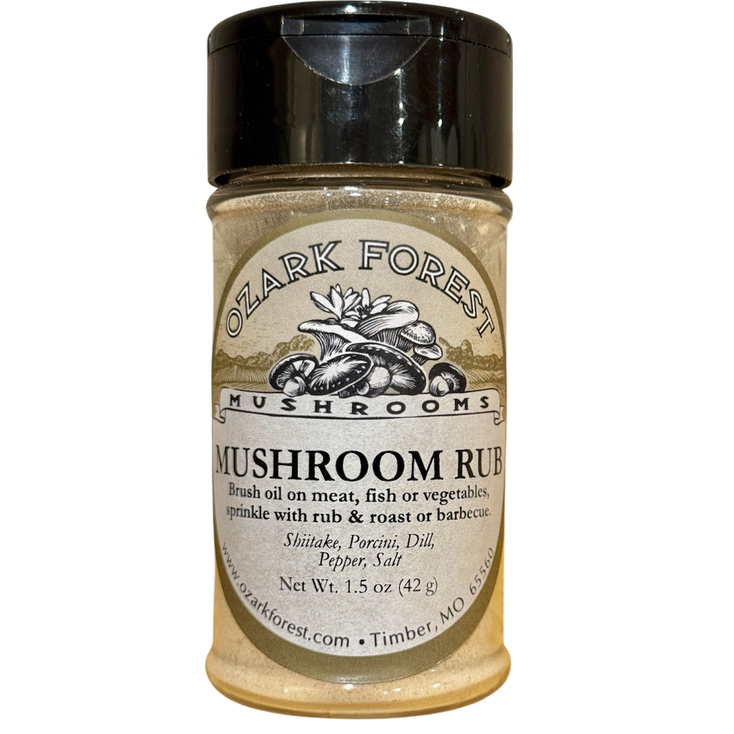 Ozark Mushroom Rub, 1 oz.