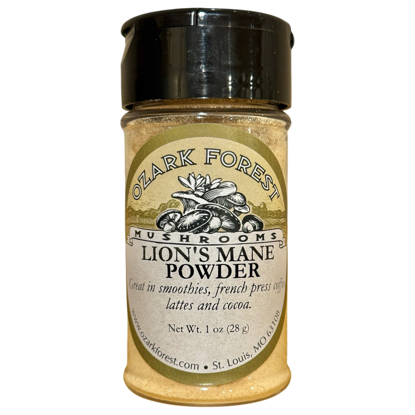 Dried Lions Mane Powder, 1 oz.