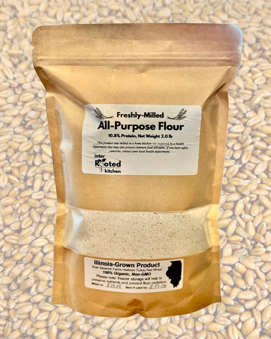 Organic Heirloom Wheat All-Purpose Flour (Sifted, 2lbs)