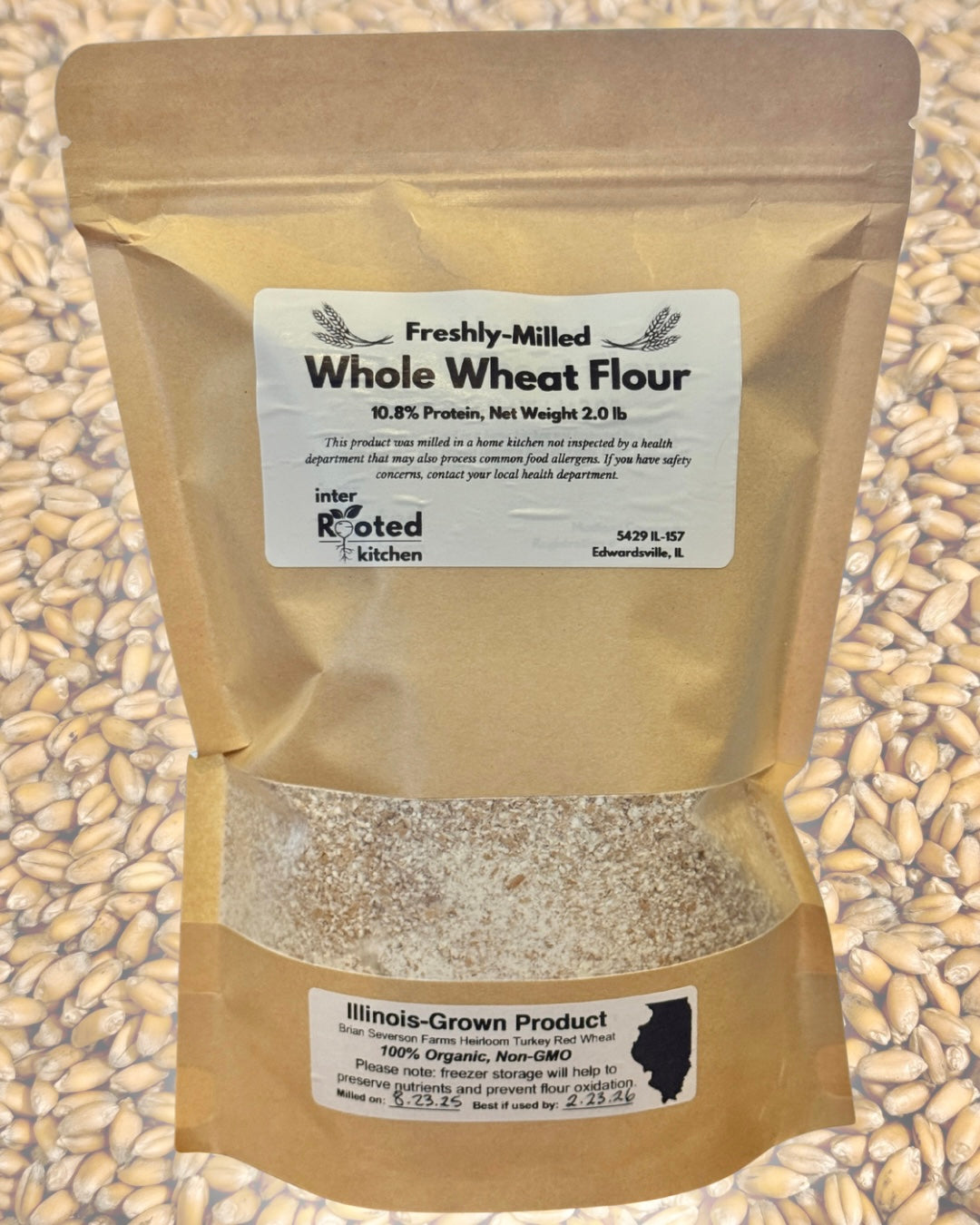 Organic Heirloom Whole Wheat Flour (26oz.)